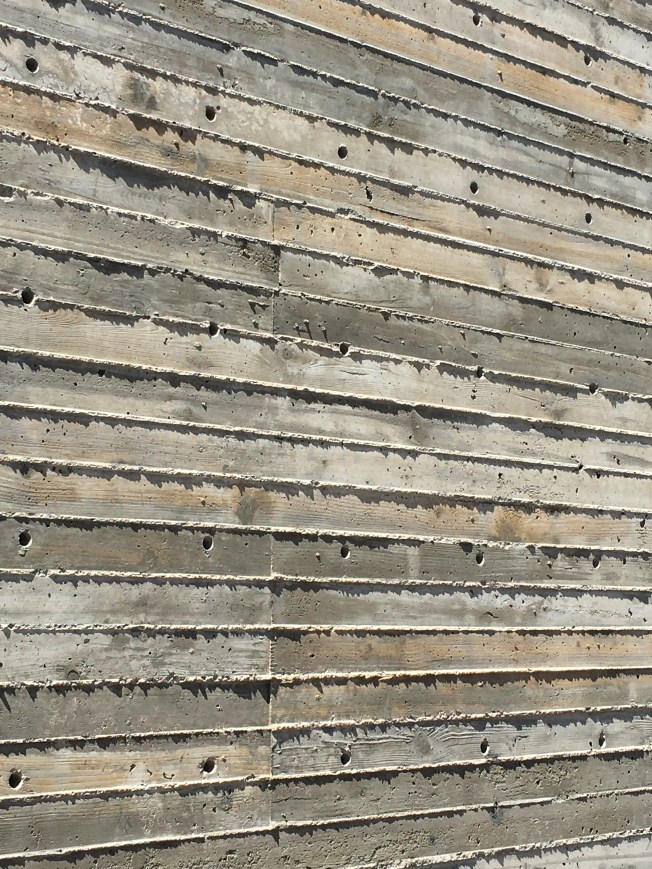 board formed concrete